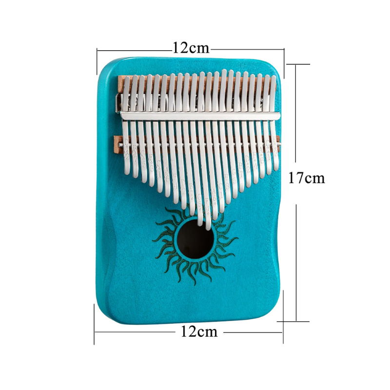Kalimba 21 Lames en Érable – Accordé en Do Majeur