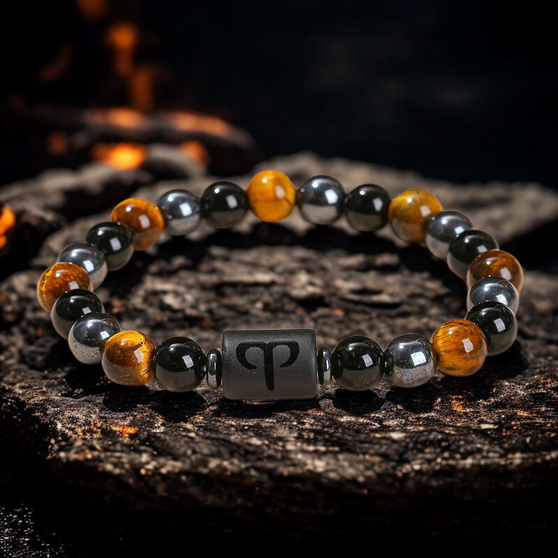 Bracelet 12 Zodiaques – Protection, Énergie & Ancrage Sacré