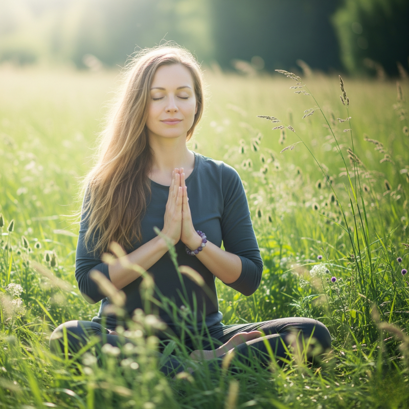 Bracelet en Améthyste – Sérénité & Intuition