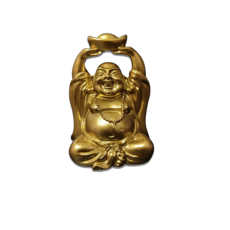 Statuette Bouddha en Bronze – Richesse, Chance & Harmonie Vitale