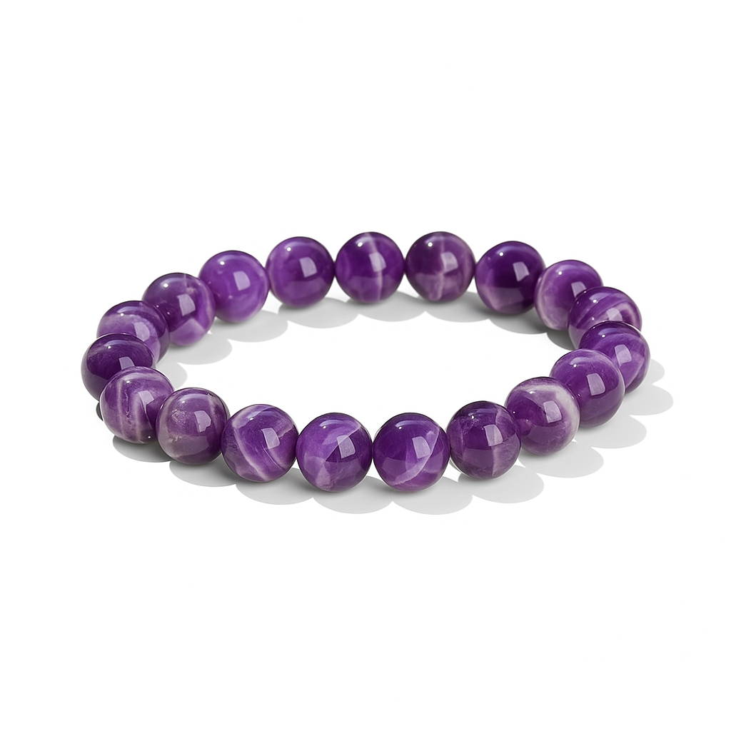 Bracelet en Améthyste – Sérénité & Intuition