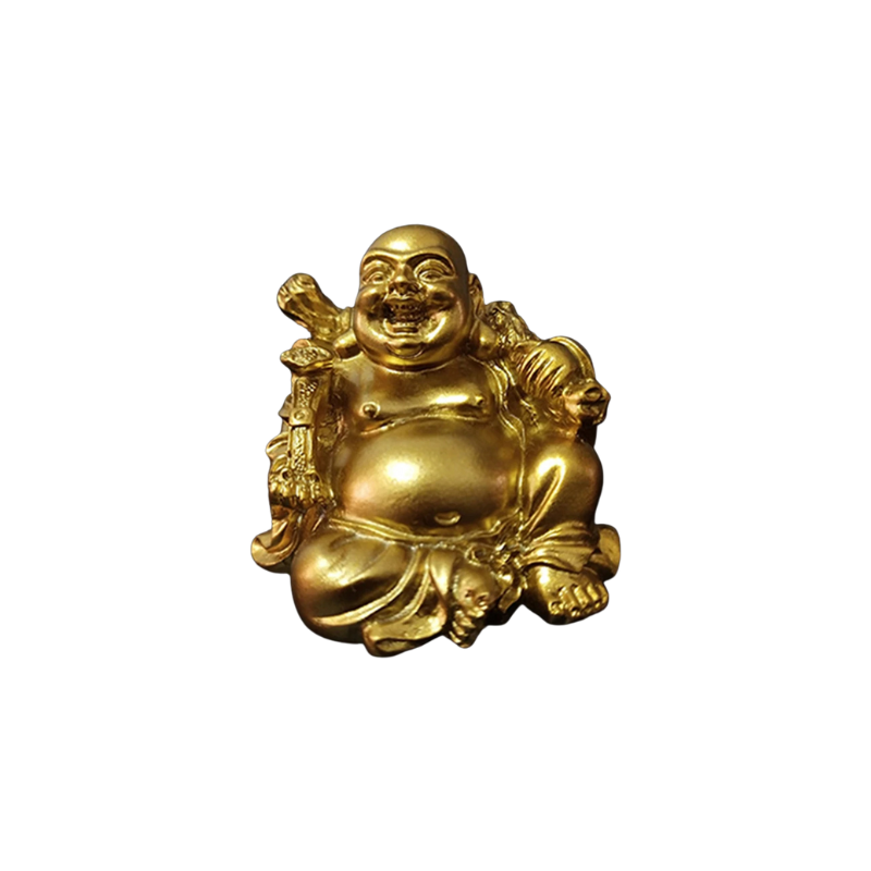 Statuette Bouddha en Bronze – Richesse, Chance & Harmonie Vitale
