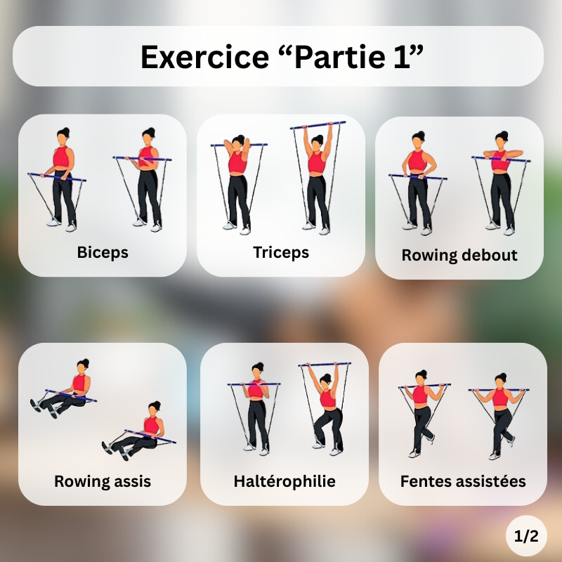 Barre de Pilates – Renforcez, Tonifiez, Alignez votre Corps