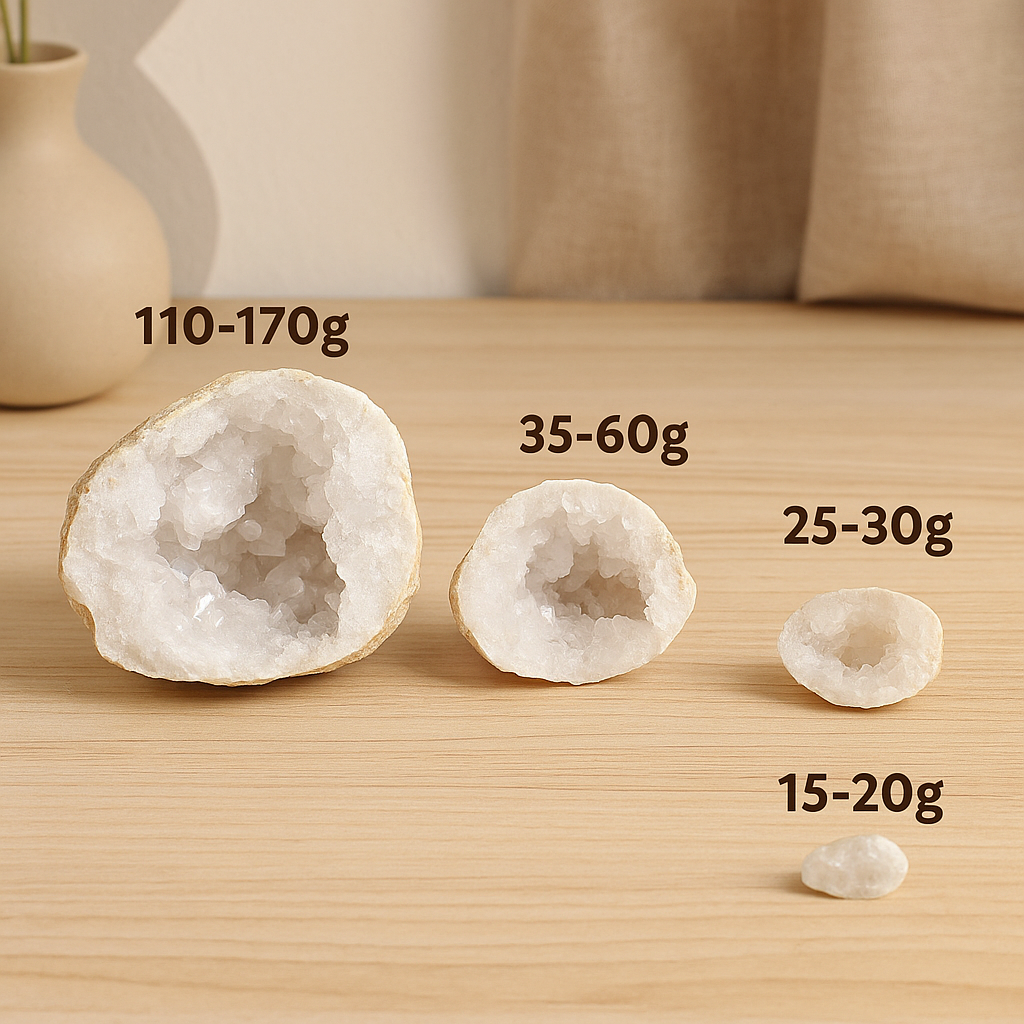 Géode en Quartz clair – Énergie Pure & Protection Naturelle