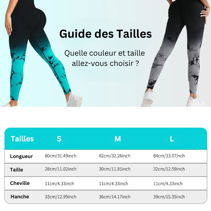 Leggings gradient - Sans couture