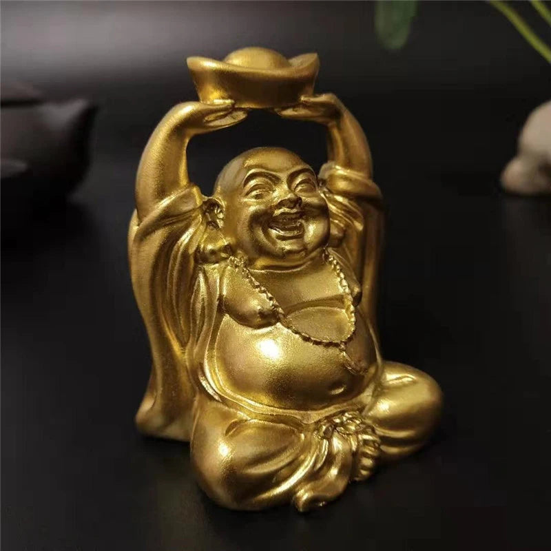 Statuette Bouddha en Bronze – Richesse, Chance & Harmonie Vitale