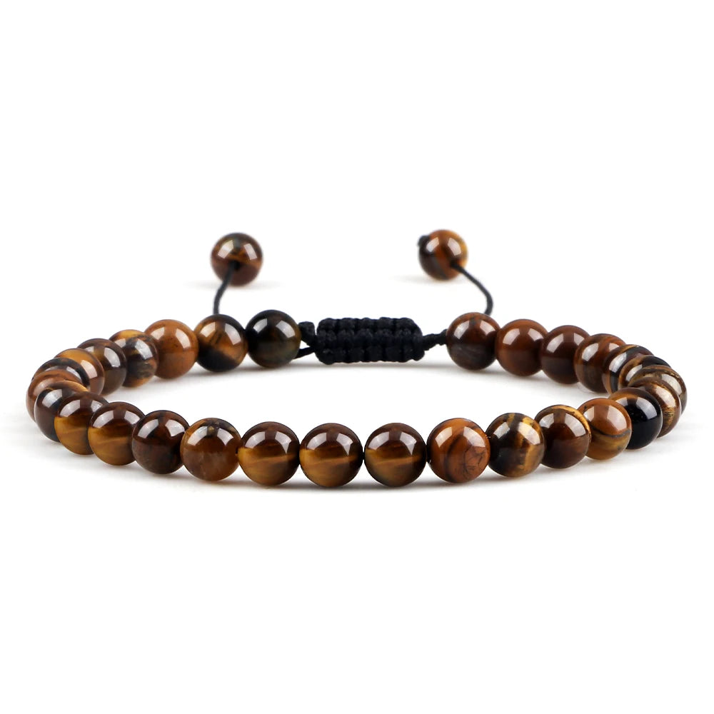 Bracelet Oeil de Tigre Ajustable – Force, Protection & Confiance