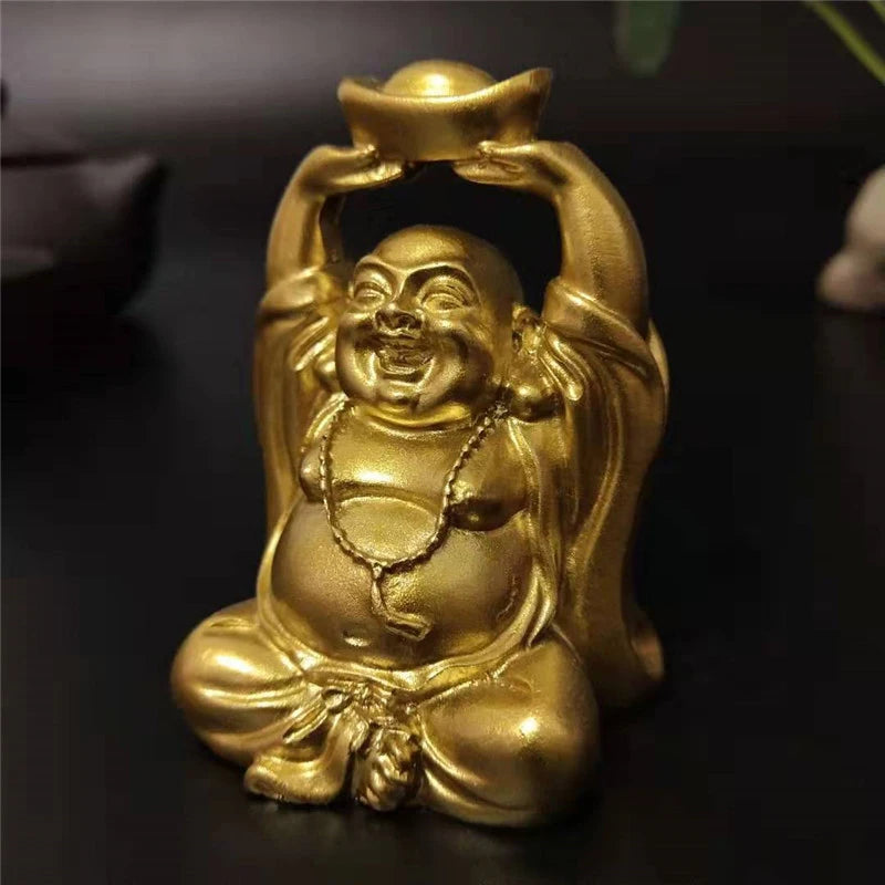 Statuette Bouddha en Bronze – Richesse, Chance & Harmonie Vitale