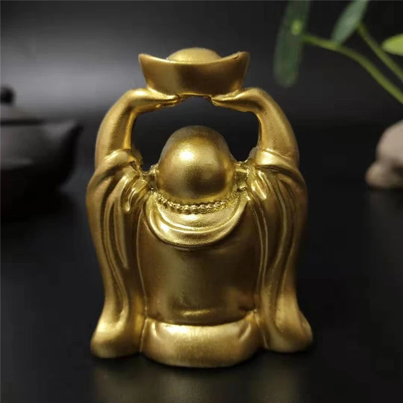 Statuette Bouddha en Bronze – Richesse, Chance & Harmonie Vitale