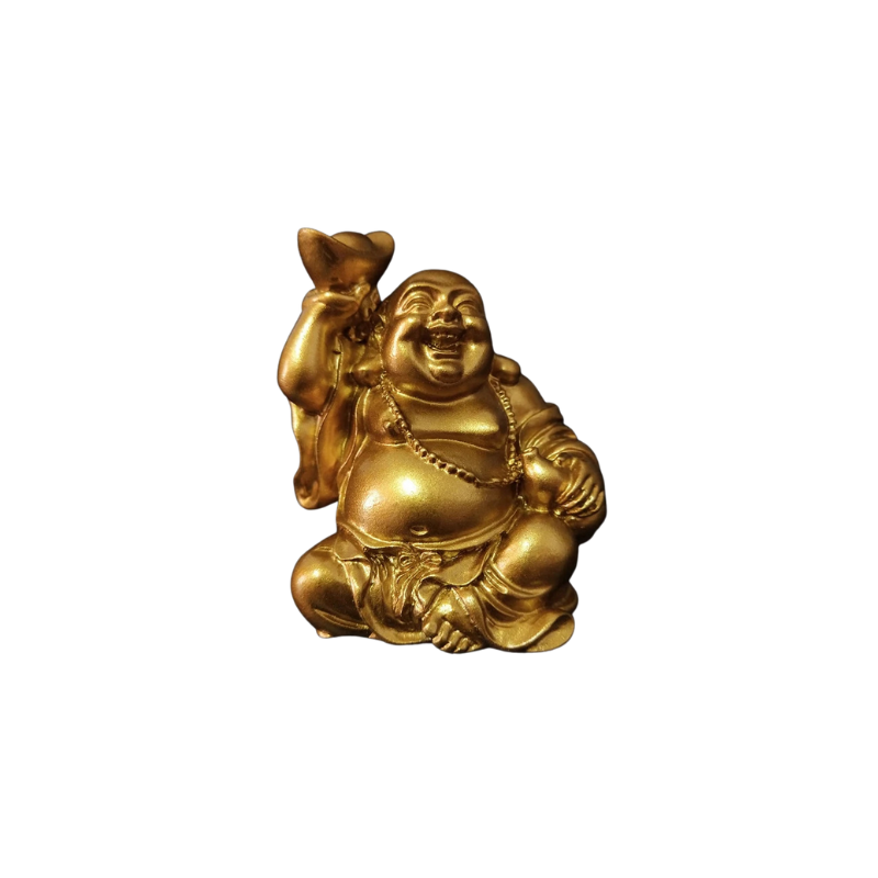 Statuette Bouddha en Bronze – Richesse, Chance & Harmonie Vitale