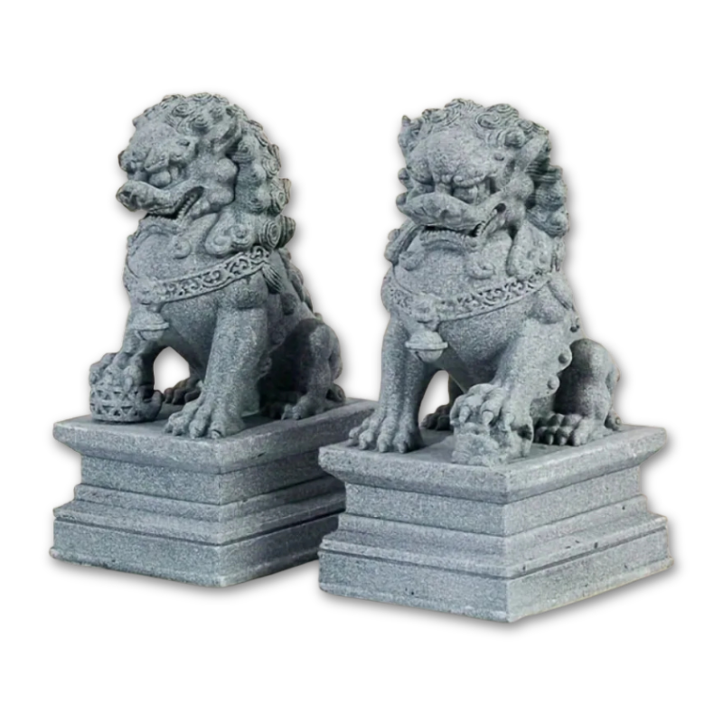 Foo Fu Dogs – Statuettes Chinoises Feng Shui de Protection & Chance