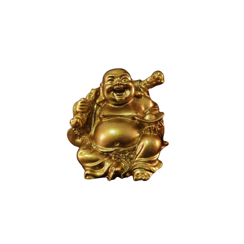 Statuette Bouddha en Bronze – Richesse, Chance & Harmonie Vitale
