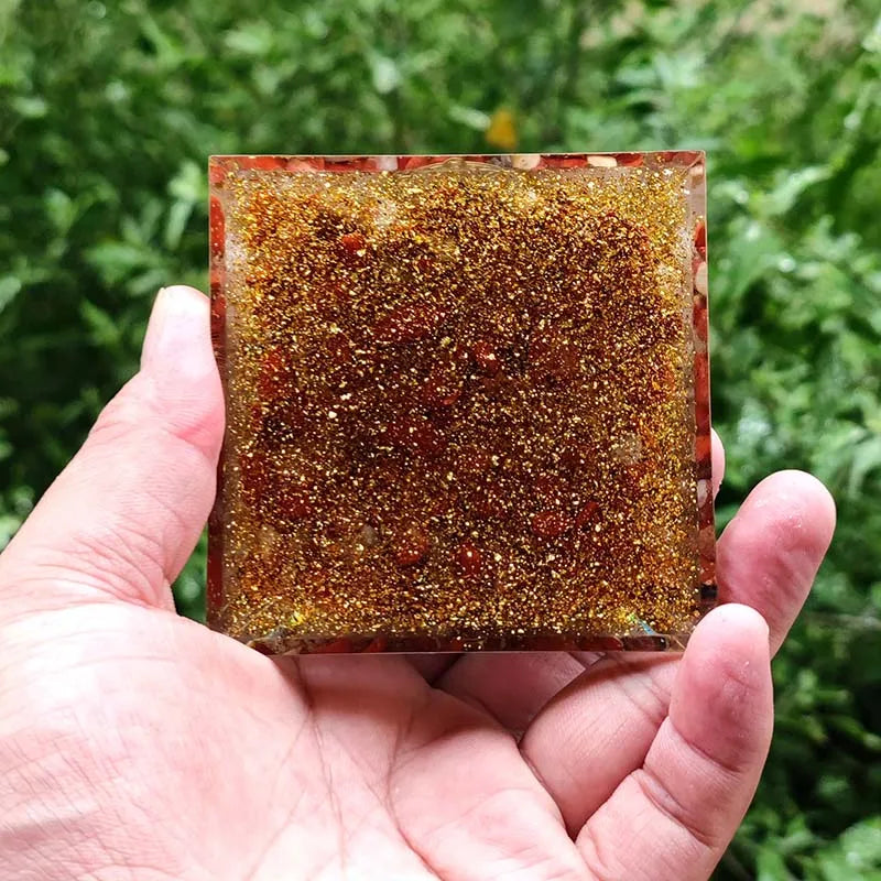 Orgonite 7 Chakras - Fleur de vie