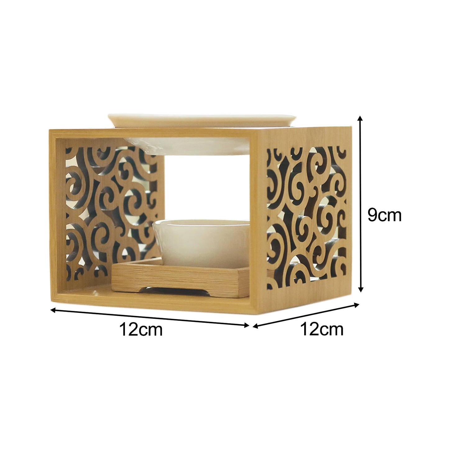 Brûleur d’Huiles Essentielles & Arômes – Élégance Zen & Éveil Intérieur