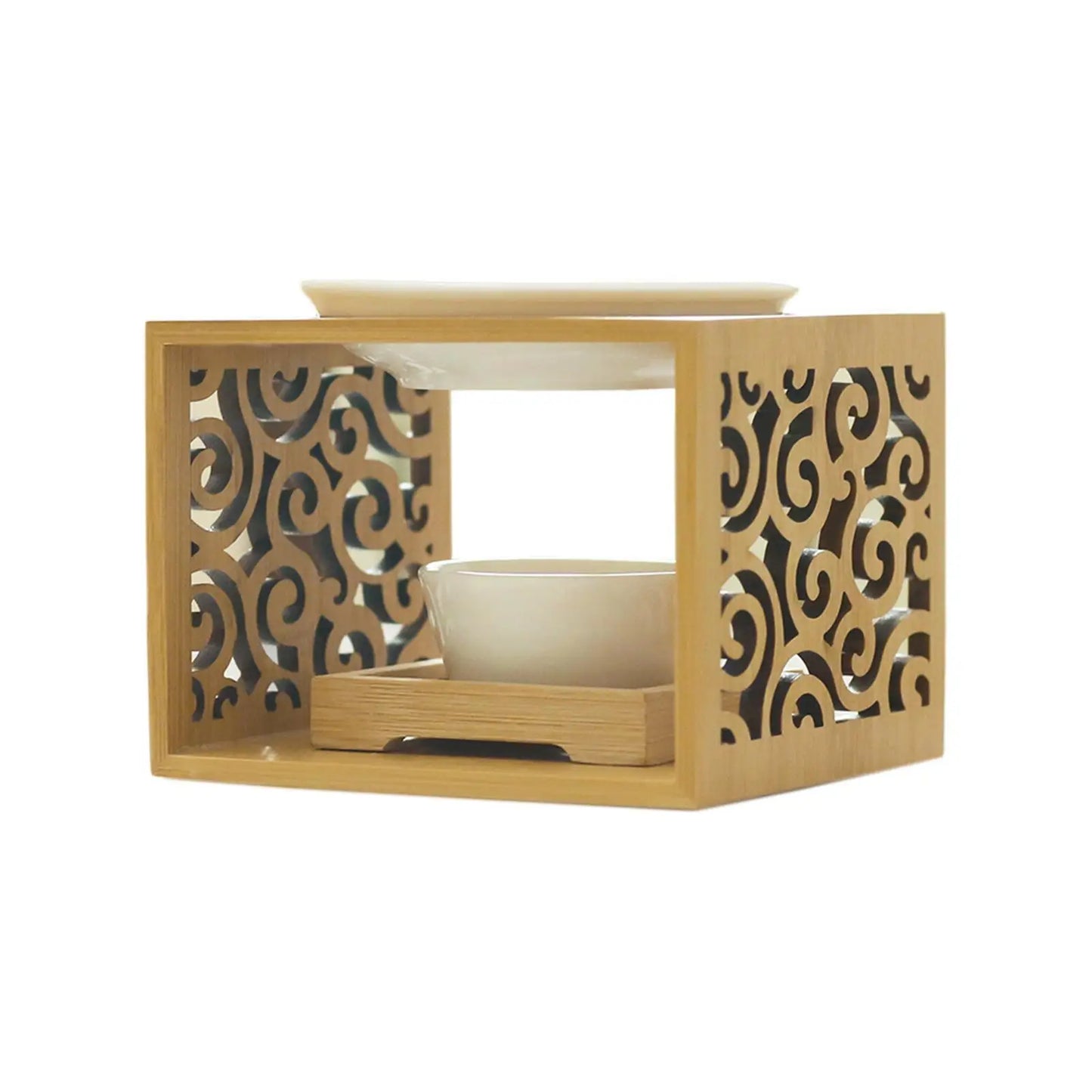 Brûleur d’Huiles Essentielles & Arômes – Élégance Zen & Éveil Intérieur