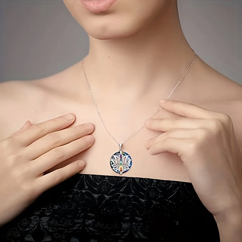 Pendentif 7 Chakras – Harmonie, Éveil & Énergie Vitale