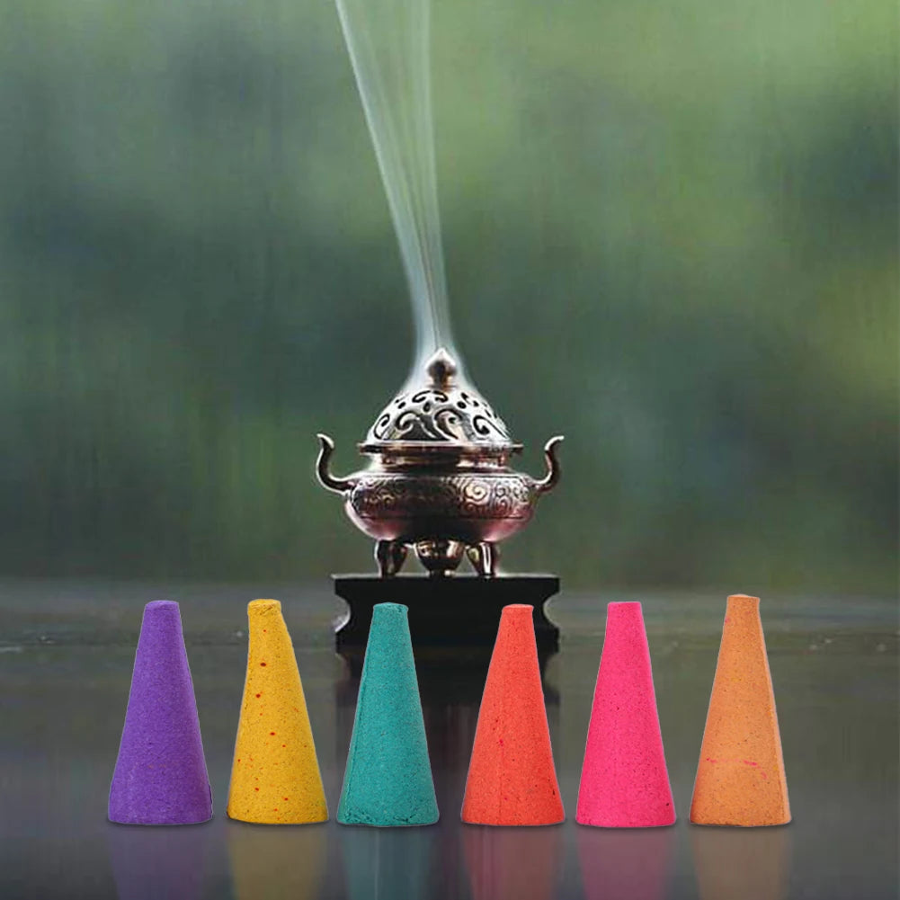 Sachet de 60 Cônes d’Encens – Harmonie des 6 Senteurs Sacrées