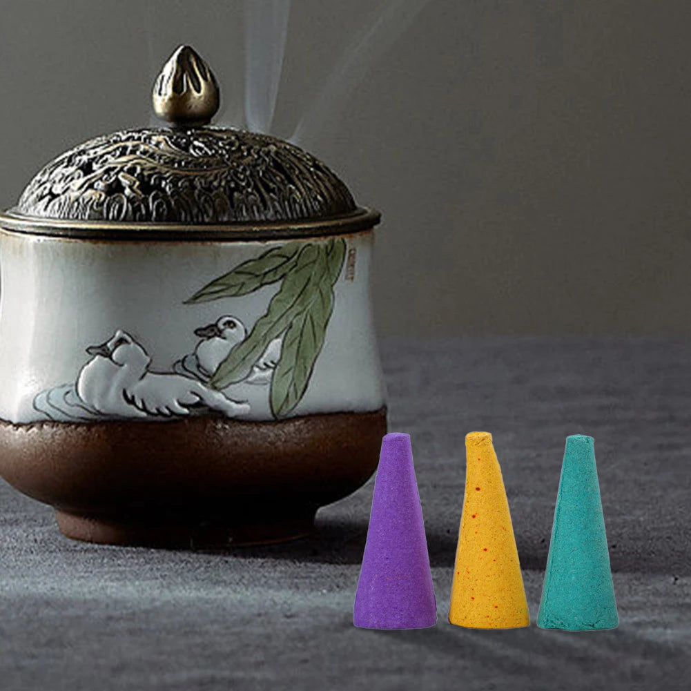 Sachet de 60 Cônes d’Encens – Harmonie des 6 Senteurs Sacrées