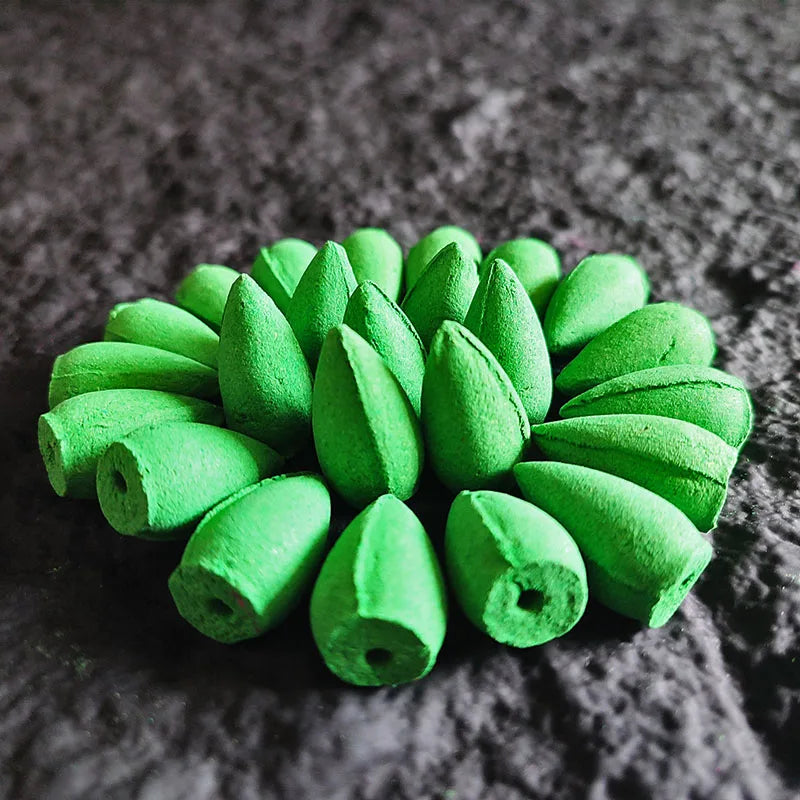 Encens à Refoulement au Thé Vert x20 – Fraîcheur & Clarté