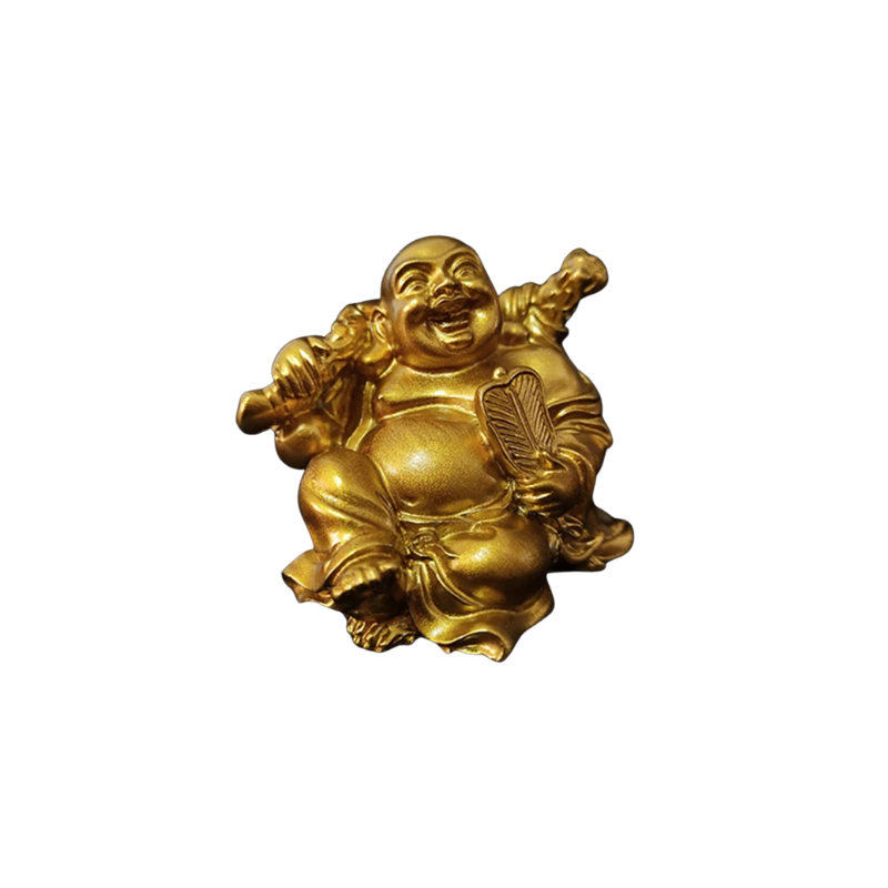 Statuette Bouddha en Bronze – Richesse, Chance & Harmonie Vitale
