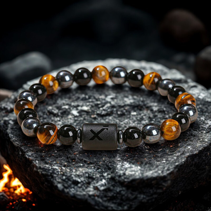 Bracelet 12 Zodiaques – Protection, Énergie & Ancrage Sacré