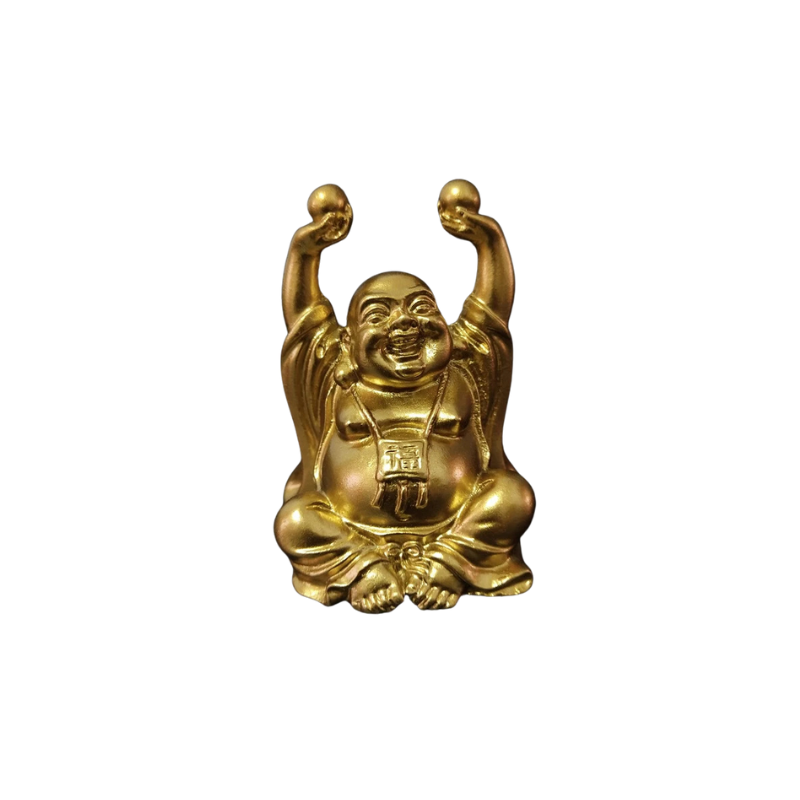 Statuette Bouddha en Bronze – Richesse, Chance & Harmonie Vitale