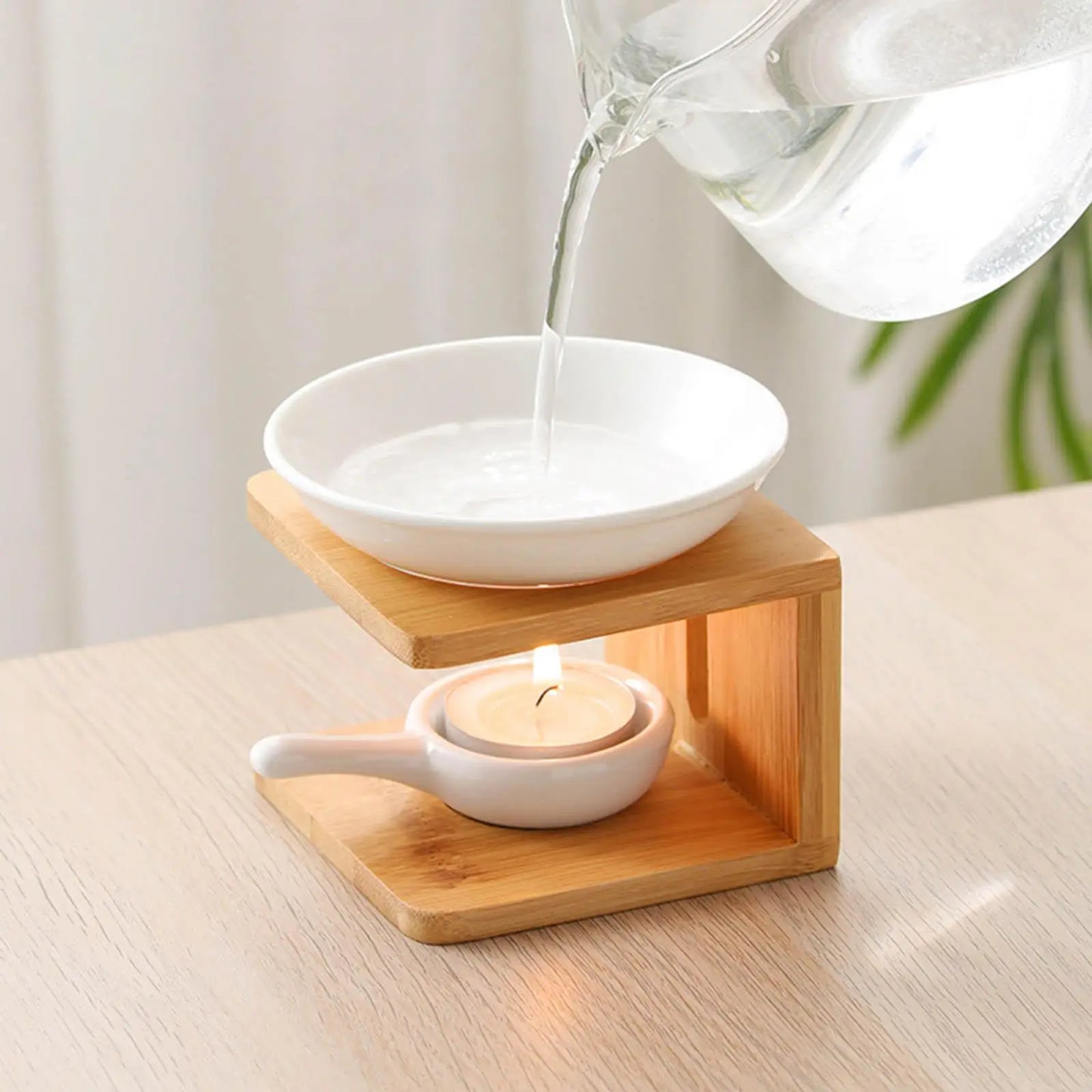 Brûleur en Bambou & Céramique – Élévation Sensorielle & Équilibre Intérieur