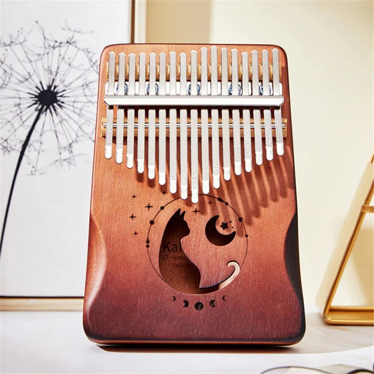 Kalimba 17/21 touches - Moon Cat