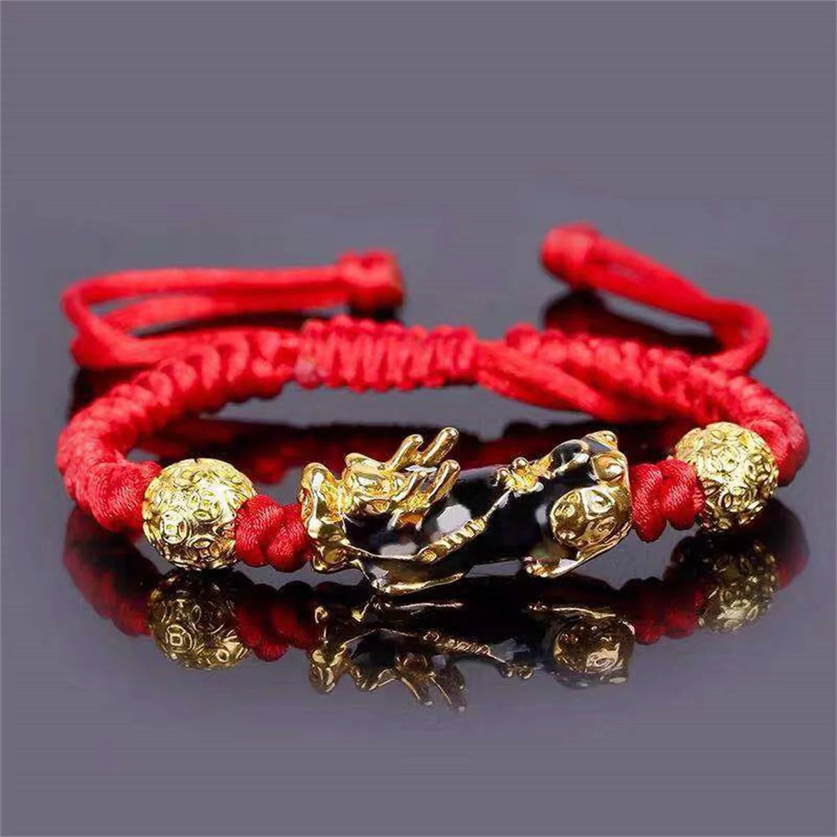 Bracelet ajustable Pixiu - Richesse et protection