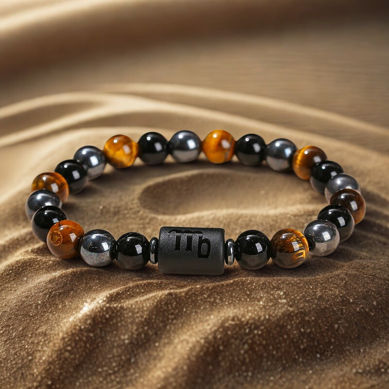 Bracelet 12 Zodiaques – Protection, Énergie & Ancrage Sacré
