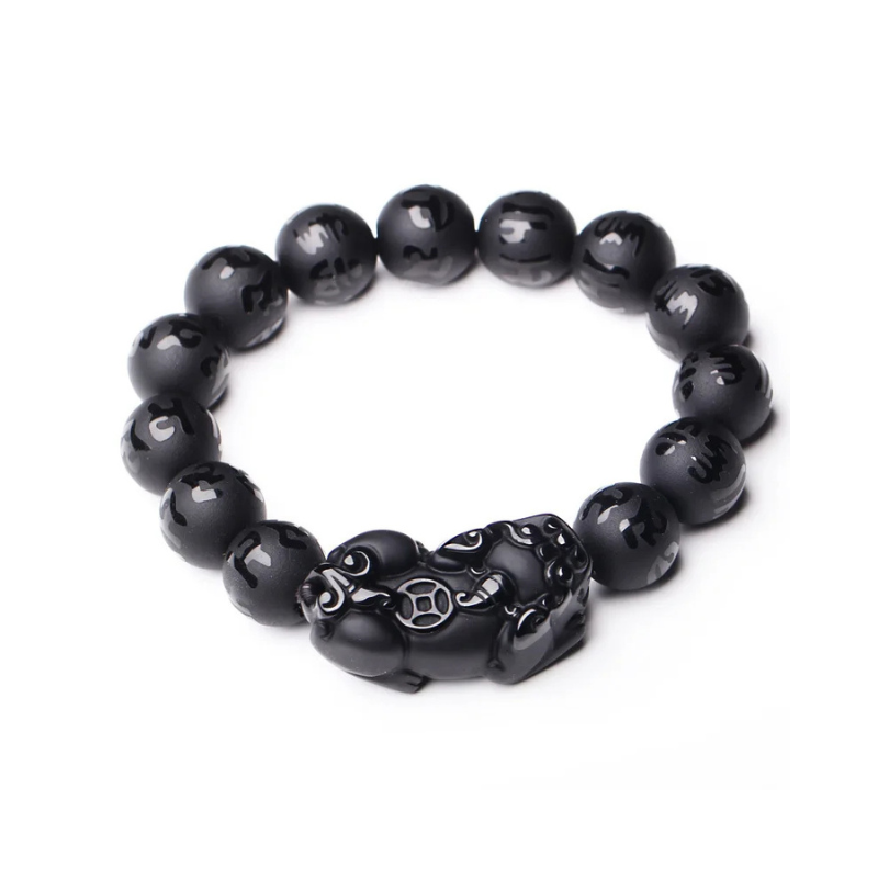 Bracelet Pixiu Obsidienne - Richessse et protection