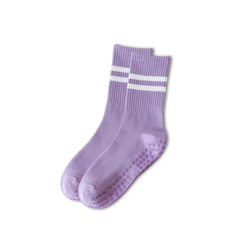 2 paires de chaussettes Yoga antidérapantes