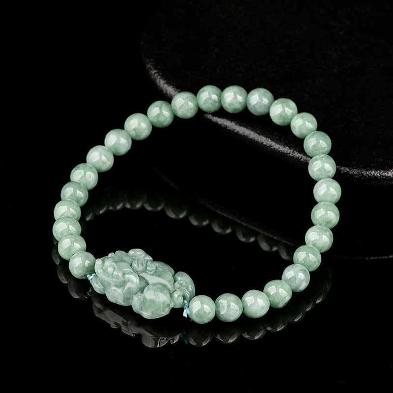Bracelet Pixiu en Jade - Apaisement et Richesse
