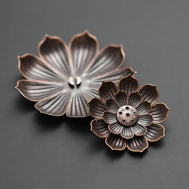 Support d’Encens Lotus – Équilibre, Élégance & Harmonie Sacrée