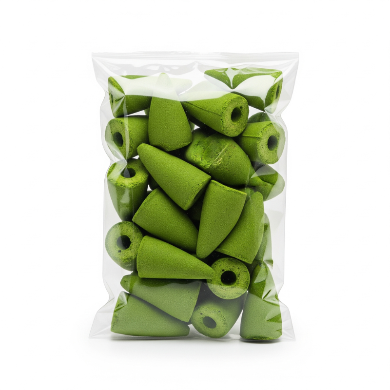 Encens à Refoulement au Thé Vert x20 – Fraîcheur & Clarté
