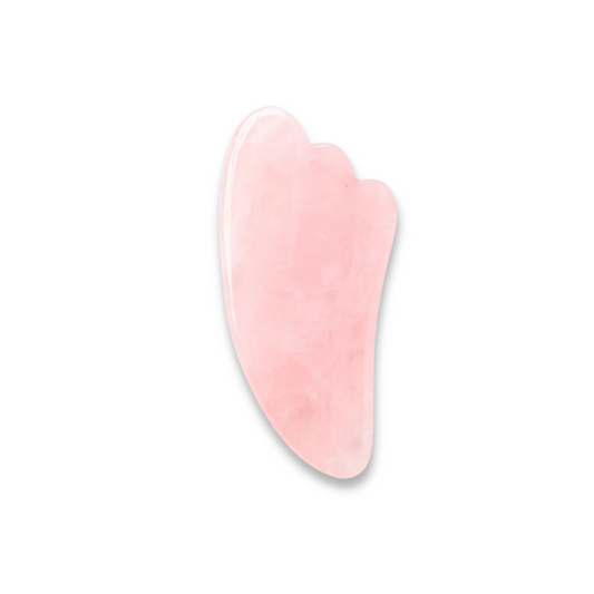 Gua Sha en Quartz rose