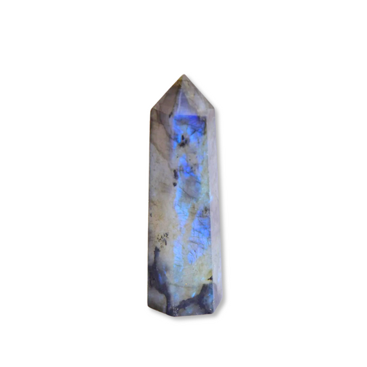 Pointe naturelle en Labradorite - Protection et Sérénité