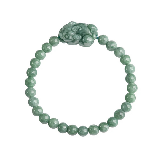 Bracelet Pixiu en Jade - Apaisement et Richesse