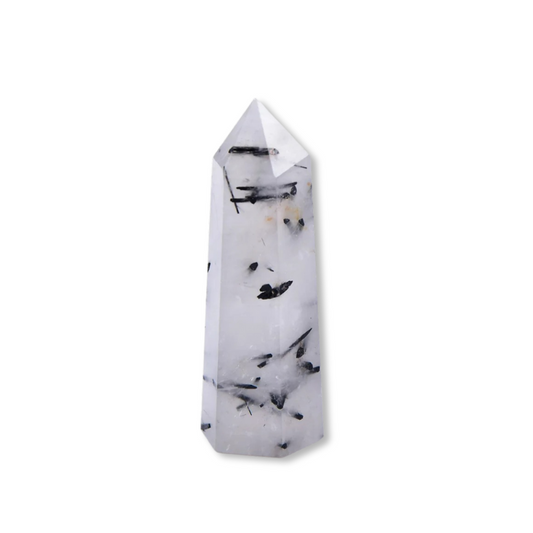 Pointe naturelle en Tourmaline Noire - Protection et ancrage