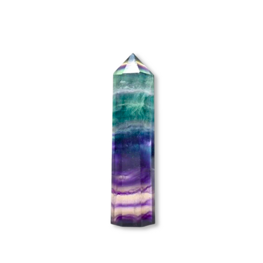 Pointe naturelle en Fluorite - Clarté Mentale et Équilibre Émotionnel
