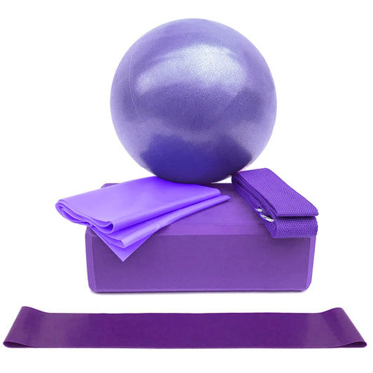 Kit de Yoga 5 pièces – Équilibre, Sérénité & Vitalité