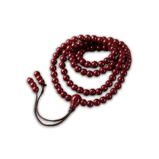 Bracelet Mala en Cinabre – Protection, Vitalité & Pouvoir Personnel
