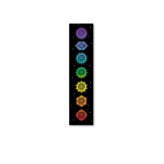 Tapisserie Murale 7 Chakras Noire – Équilibre & Harmonie
