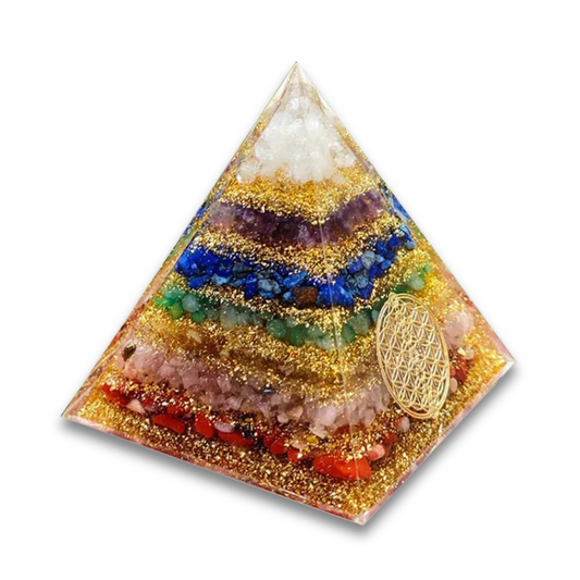 Orgonite 7 Chakras - Fleur de vie